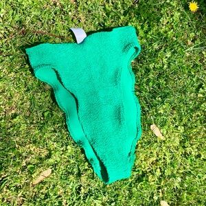 ASOS one size hi rise and hi leg cut crinkle style